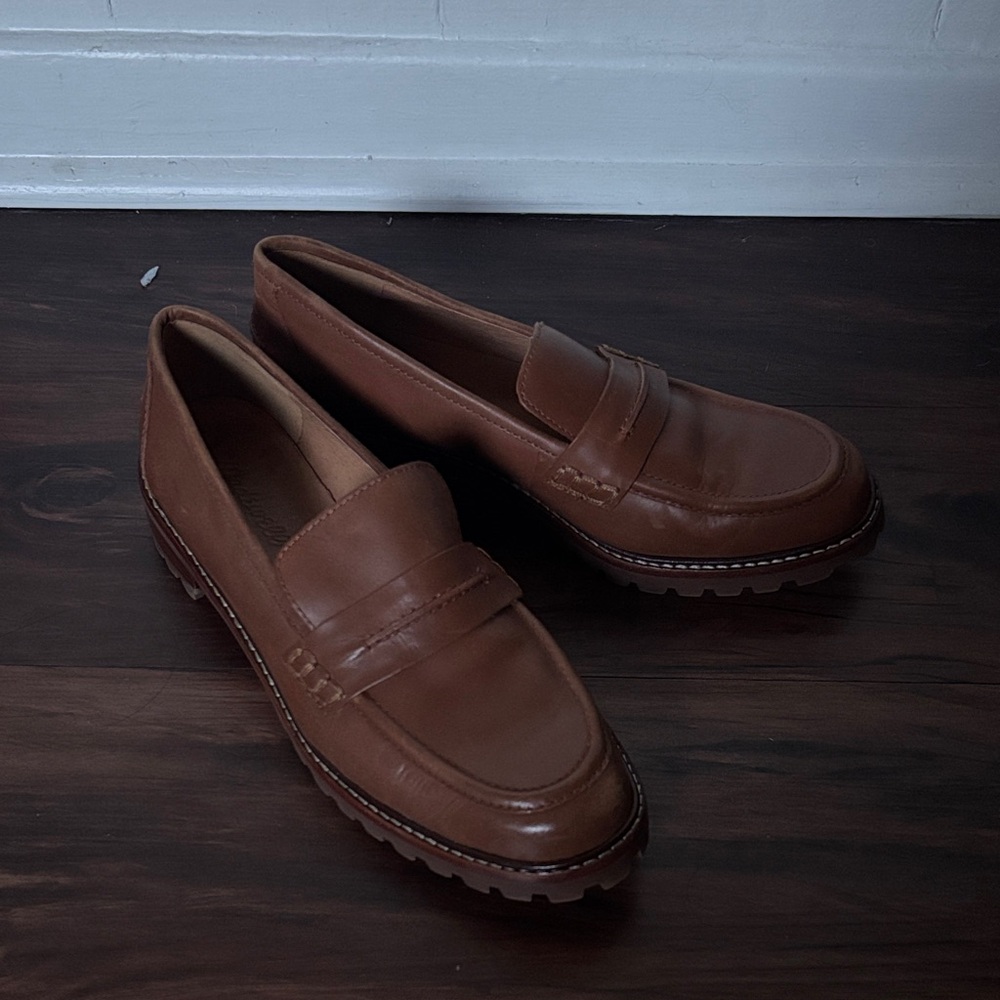 Madewell Brown Leather Loafers